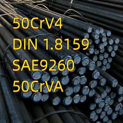 50CrV4 الماسورة المستديرة من الفولاذ الرئيسي DIN 1.8159 SAE9260 50CrVA OD 180 مم × 2500 مم