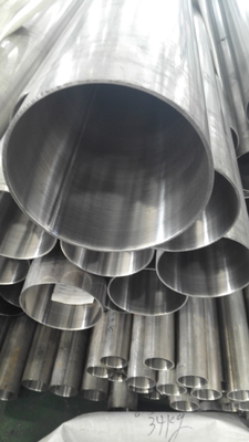ASTM A544 TP304 الفولاذ المقاوم للصدأ الأنابيب الملحومة مصقول خارج 180 grits50.8 * 1.5mm * 6000mm