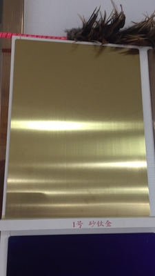 الذهب مرآة 304 ورقة الفولاذ المقاوم للصدأ 304 التيتانيوم الذهب مرآة اللون الفولاذ المقاوم للصدأ ورقة