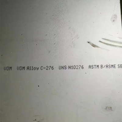 لوحة الصف Hastelloy C-276 سبيكة ASTM B575 UNS N10276 لوحة سبيكة