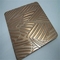 304 المحفور ورقة الذهبي مرآة الفولاذ المقاوم للصدأ لتزيين الجدران زينة