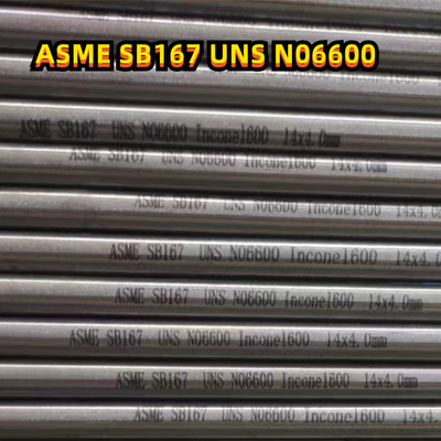 Astm B167 سبائك الأنابيب غير الملحومة Uns N06600 Inconel 600 O.D31.8 X 2.9mmt X 2ml