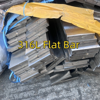 TP316L 1.4404 خط الشعر الممشحوم من الفولاذ المقاوم للصدأ الحاجز المسطح للدرج AISI 316L