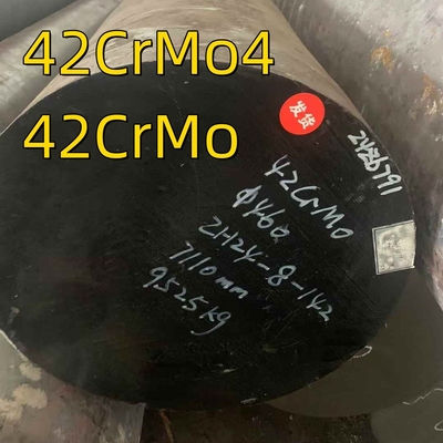 42CrMo حرارة مطاطة محفوفة العمود المستدير OD 460mm 42CrMo4 DIN1.7225 التدفئة والتشديد