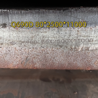 صفحة الصلب الـ HRD HY 100 Q690 صفيحة الصلب الـ T9074-BD-GIB-010/0300 60mm قطع