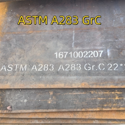 ASTM A283 الدرجة C 1500x6000x25 ملم صفيحة MS المطاط الساخن صفيحة الغلاية من الفولاذ الكربوني