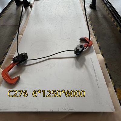 الصف Hastelloy C276 الصفيحة سبيكة النيكل ASTM B575 UNS N10276 الصفيحة سبيكة 6 * 1220 * 6000mm