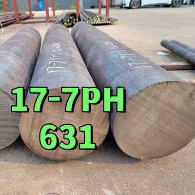 صلبة هطول الأمطار SUS631 17-7PH حبل مستدير من الفولاذ المقاوم للصدأ للمعدات الكيميائية