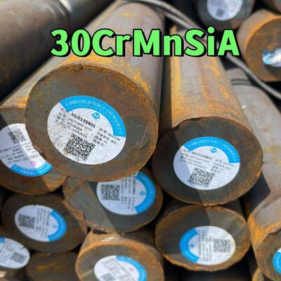 قضيب دائري من الصلب السبائكي 30CrMnSiA GB/T 3077 مدرفل على الساخن ومطروق بأقطار 20-300 مم للأعمدة عالية القوة