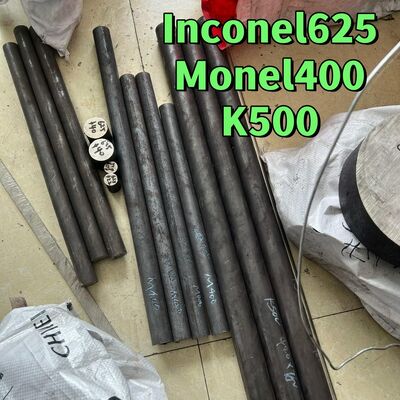 قضيب مونيل K500 UNS N05500 من سبائك النيكل والنحاس 6 مم - 250 مم مصقول ومستدير