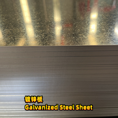 المادة DX51D-Z275 ASTM A653 G90 صفيحة الفولاذ المغلفة 3.0x1250*2500MM صفر Spangle