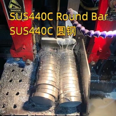 سبيكة مطلية 25mm UNS S44000 SUS 440C DIN1.4125 الفولاذ المقاوم للصدأ