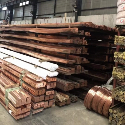 عصا النحاس الحمراء المستديرة عالية النقاء 99.9% المواد/ ASTM C1100