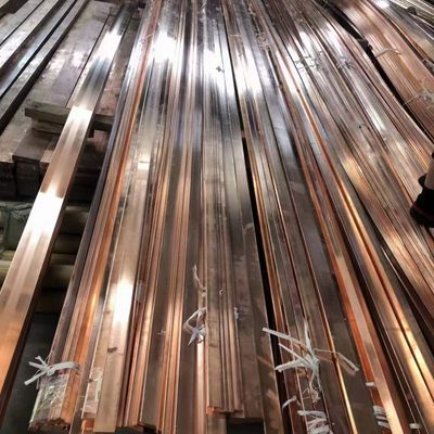 شريط نحاس نقي مربع 20 * 20 30 * 30 مم شريط نحاس أحمر C1100 1/2H عمود صلب