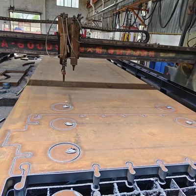 DIN EN10025-2 S355J2+N 1.0577 حبيبات الصلب الصلب العلوي 12 * 1524 * 6096mm
