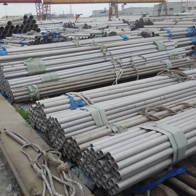 S31254 أنابيب أنابيب بلا مسام من الفولاذ المقاوم للصدأ ASTM A789 F44 / سبيكة 254 SMO أنابيب بلا مسام