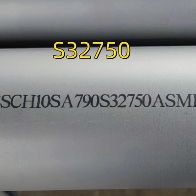 الفولاذ المقاوم للصدأ سوبر دوبلكس 2507 S32750 خطة الأنابيب السامة 80 قطرها 1 بوصة DIN1.4410 شريط مجوف