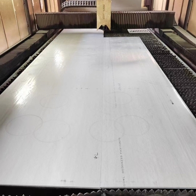 لوحة فولاذية مزدوجة 2507 DIN1.4410 S32750 المواد الخام مع شهادة EN10204/3.1 2400mm x 600mm x 12mm