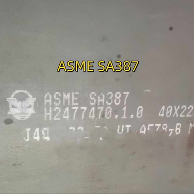 CS ألواح الفولاذ الصلبة للدخان 2000 × 12000 6 ملم ASME SA387 Gr.22 CL2 ألواح الفولاذ الصلب الصلب