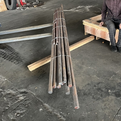 EN 10028 S355J2 قضيب مستدير قطره 50*6000MM DIN 1.0577 (S355J2+N) ST52-3 قضيب من الفولاذ اللاسلي