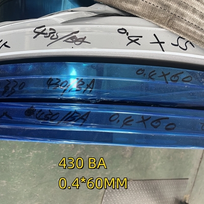 شريط SUS430 مع غطاء Ba و PVC مع ضغط عالي
