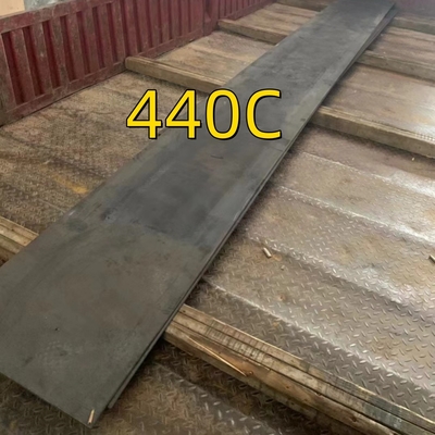 SUS440C صفيحة الفولاذ المقاوم للصدأ سطح شفرة الحجم 30MM X 115 X 2METER المطاط الساخن 9Cr18Mo 440C