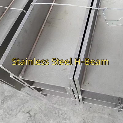 I الصفحة العريضة 100x100x6x8mm 304 الفولاذ المقاوم للصدأ H الصفحة هيكل لحام لمواد البناء