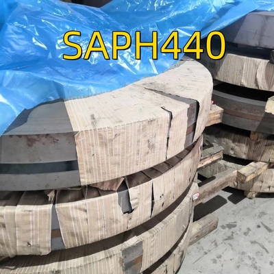 قوة عالية 1.6x1250 JIS G 3141 SAPH440-P حار مطاطي المخلل الفولاذية لفائف قطعة شريط