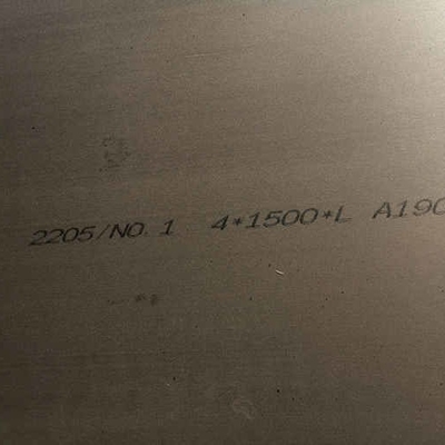 S32205 مزدوج 4mm سمك 1500 * 6000mm الصلب مزدوج 2205 ألواح الفولاذ المقاوم للصدأ