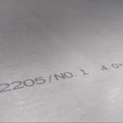 صفيحة فولاذية مقاومة للصدأ 2205 صفيحة فولاذية مزدوجة ASME SA240 S32205 ، S31803 صفيحة فولاذية مزدوجة 2205