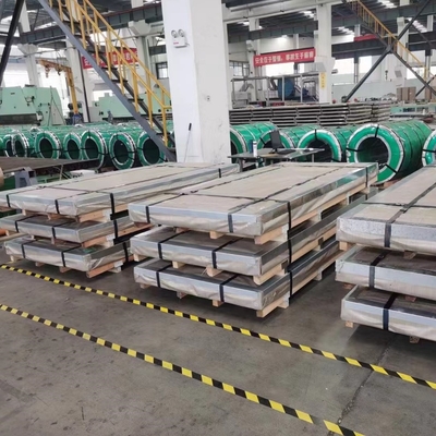 JIS G4312 SUH409L AISI 409L 1.4509 صفيحة الفولاذ المقاوم للصدأ غير المقاوم للصدأ 2mm لأنابيب العادم 2D النهاية