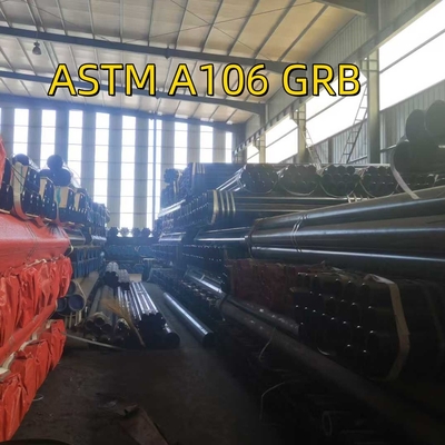 أنابيب بلا خيوط في 24 "Sch-Std PE في ASTM A106 Gr B أنابيب الفولاذ SMLS الكربونية لخدمة درجة الحرارة العالية