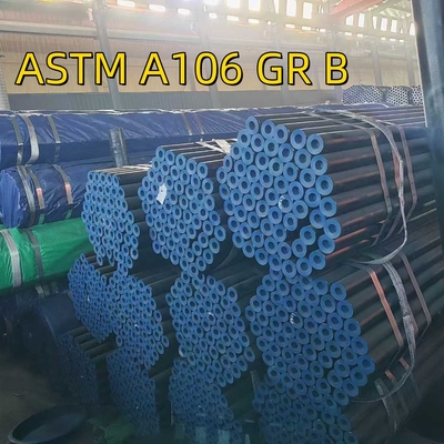أنابيب بلا خيوط في 24 "Sch-Std PE في ASTM A106 Gr B أنابيب الفولاذ SMLS الكربونية لخدمة درجة الحرارة العالية