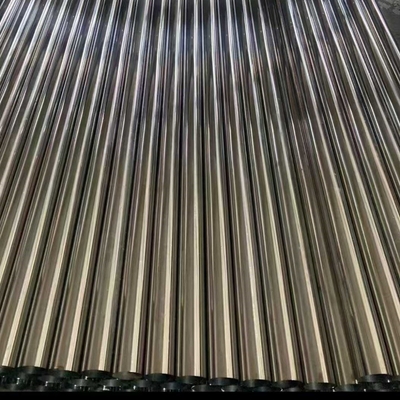 ASTM A554 201 أنبوب لحام 25*0.8*6000mm 320 غريت مرآة أنبوب الفولاذ المقاوم للصدأ الملمع