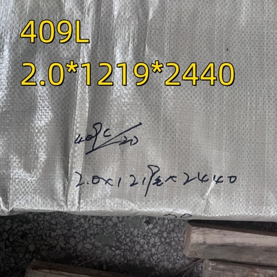 الصف 409L 1.4510 صفيحة الفولاذ المقاوم للصدأ مطاطية باردة 0.5-3mm 2B 2D انتهت SUH409L