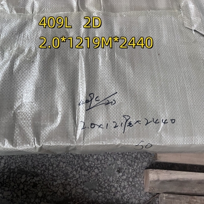الصف 409L 1.4510 صفيحة الفولاذ المقاوم للصدأ مطاطية باردة 0.5-3mm 2B 2D انتهت SUH409L
