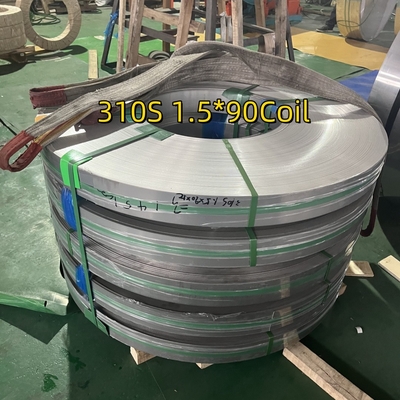 ASTM A240 AISI 310S شريط الفولاذ المقاوم للصدأ مطاط بارد SUS310S 1.4845 لفائف الفولاذ المقاوم للصدأ