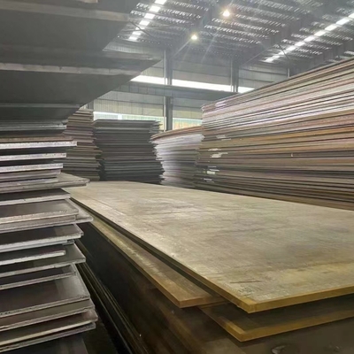 Astm A283 الدرجة C الصفحة الفولاذ الكربوني المطاط الساخن الصفحة المعدنية السطح السلس 8.0 * 2000 * 6000mm مع Mtc En 10204 النوع 3.1