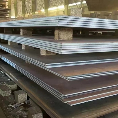 Astm A283 الدرجة C الصفحة الفولاذ الكربوني المطاط الساخن الصفحة المعدنية السطح السلس 8.0 * 2000 * 6000mm مع Mtc En 10204 النوع 3.1