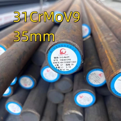 الصلب النترودي D 35mm المادة 1.8519 31CrMoV9 المعالجة الحرارية والمعالجة الصلب المسال الساخن