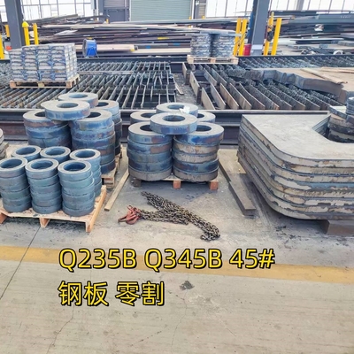 ASTM A36 Q235B SS400 فولاذ الكربون صفيحة فولاذ خفيفة صفيحة فولاذ خفيفة S235JR 10-200MM