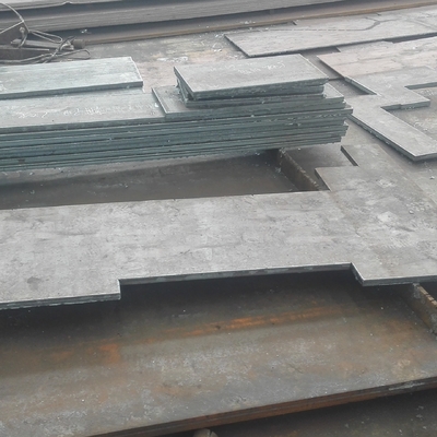 EN10025 S355J2+ N قطع الصفائح الفولاذية المطاطية الساخنة إلى أشكال مختلفة قطع أجزاء المعالجة