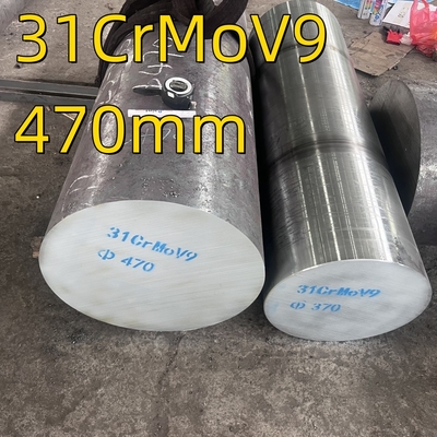 النيترات الصلب الدائري D 470 ملم المادة 1.8519 31crmov9 Qt الصلب المجعد