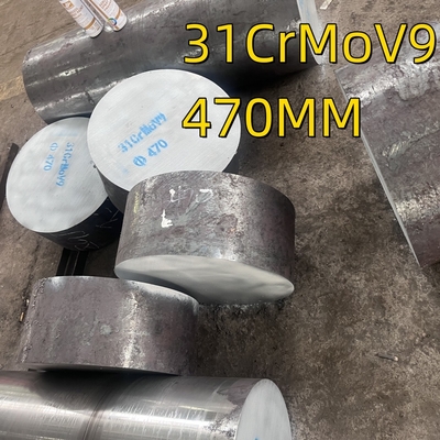 250mm 470mm قطر EN 10085 31crmov9 DIN 17211 سبائك الفولاذ الصناعي