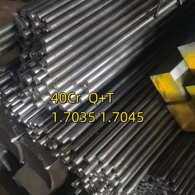 40Cr 1.7035 Q+T 25mm Dia 2500mm الطول بار مستدير مزود بارد سطح مشرق H9 تحمل HRC 28-32