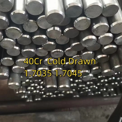 40Cr 1.7035 Q+T 25mm Dia 2500mm الطول بار مستدير مزود بارد سطح مشرق H9 تحمل HRC 28-32