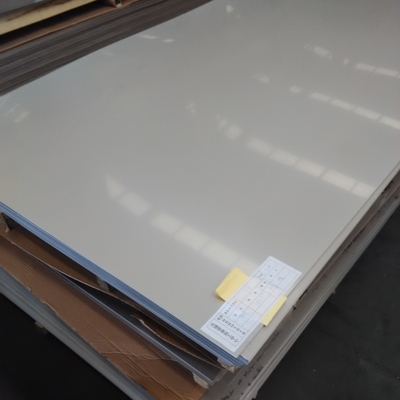SS316L 2b صفيحة الفولاذ المقاوم للصدأ ASTM AISI 316L 1.5 * 2000 * 6000mm متسخة تم الانتهاء منها بفيلم PVC