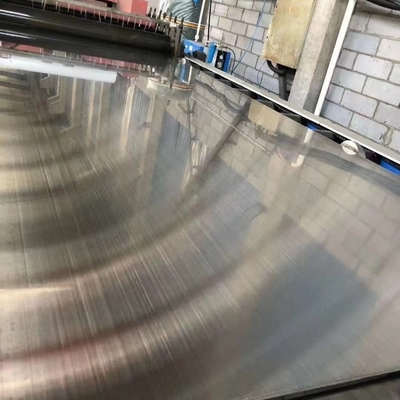 NO.4 سطح مع PVC 304 1.4301 صفيحة معدنية من الفولاذ المقاوم للصدأ تستخدم في سخانات المياه الشمسية