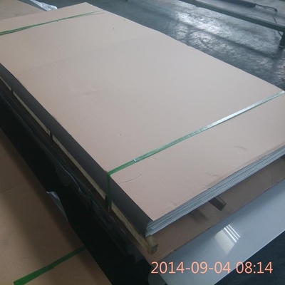 DIN1.4301 1.2 * 1500 * 3000 SUS304 صفيحة معدنية من الفولاذ المقاوم للصدأ مع فيلم PE 2B مع شهادة 3.1