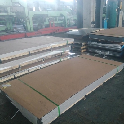 الصفحة الصلبة المقاومة للصدأ 304 المقاومة للصدأ 2B BA المنتهية 2.0 * 2000 * 6000mm DIN1.4301 صفحة معدنية غير معدنية